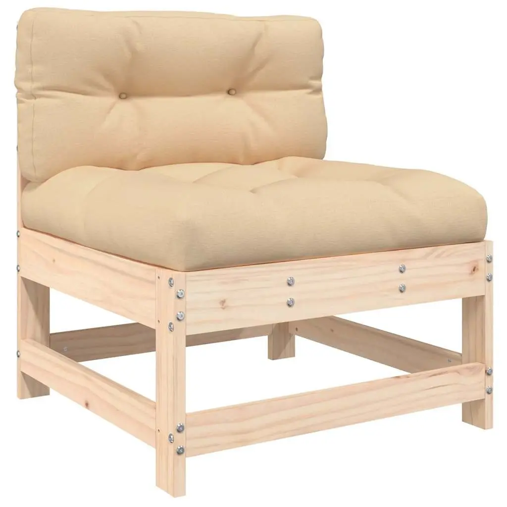 Wooden Middle Sectional Sofa Set