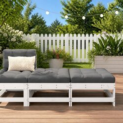 Comfortable and Reliable Garden Footstools with Cushions