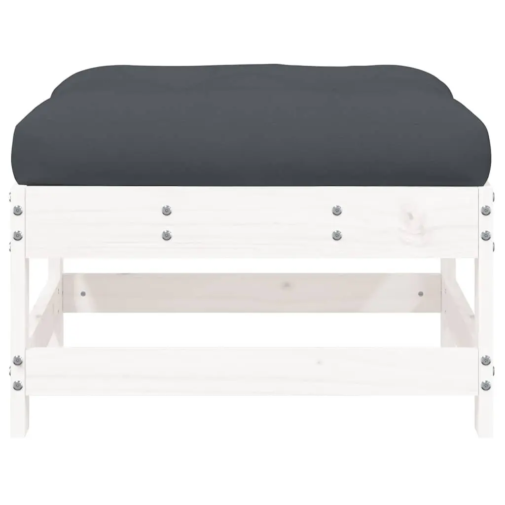 Garden Footstools with Cushions