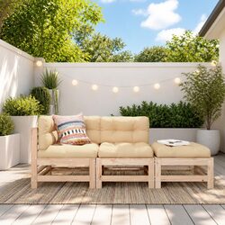 3 Piece Garden Lounge Set - Practical and Comfortable