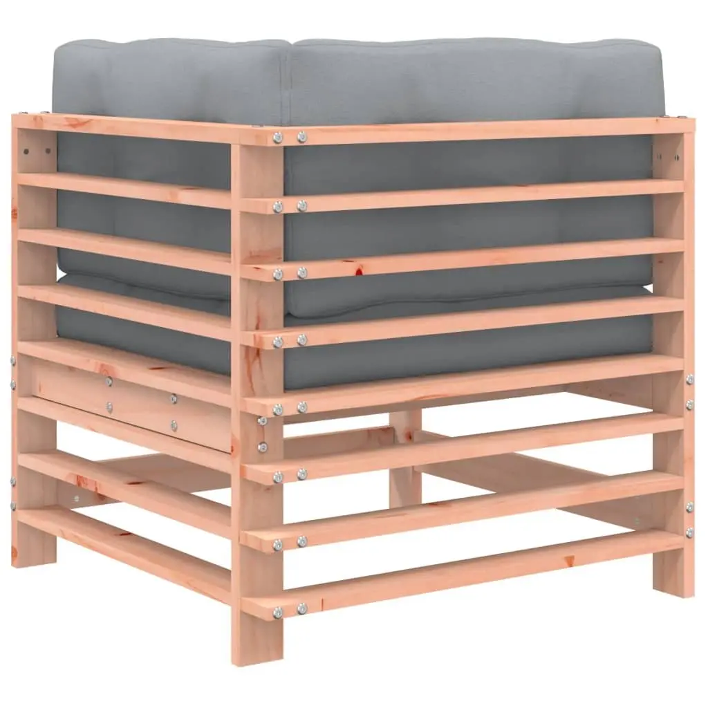 Corner Sectional Sofa Outdoor Garden Patio Seating 2 pcs Brown