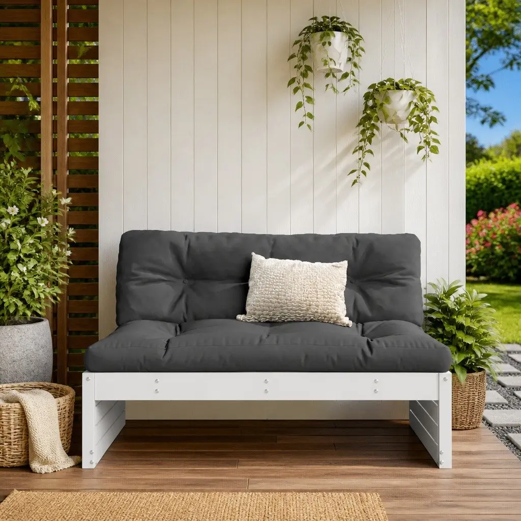Middle Sofa Section in Solid Pine for Outdoors