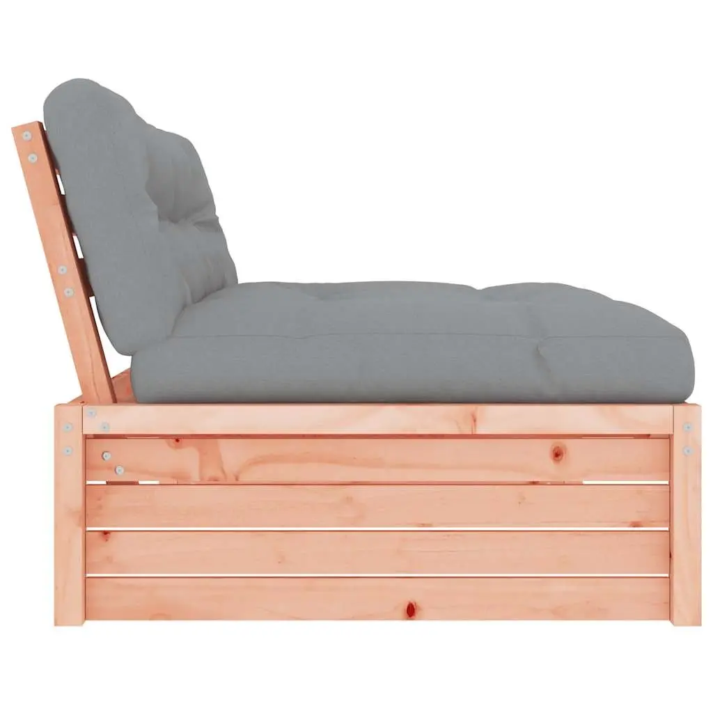 Middle Sofa Outdoor Seating 120x80 cm Solid Wood Brown