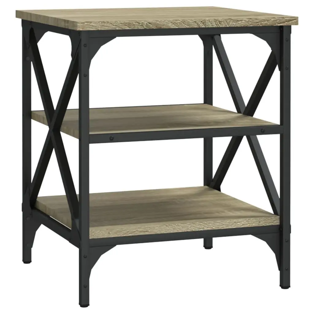 End Tables Set of 2 in Sonoma Oak Finish