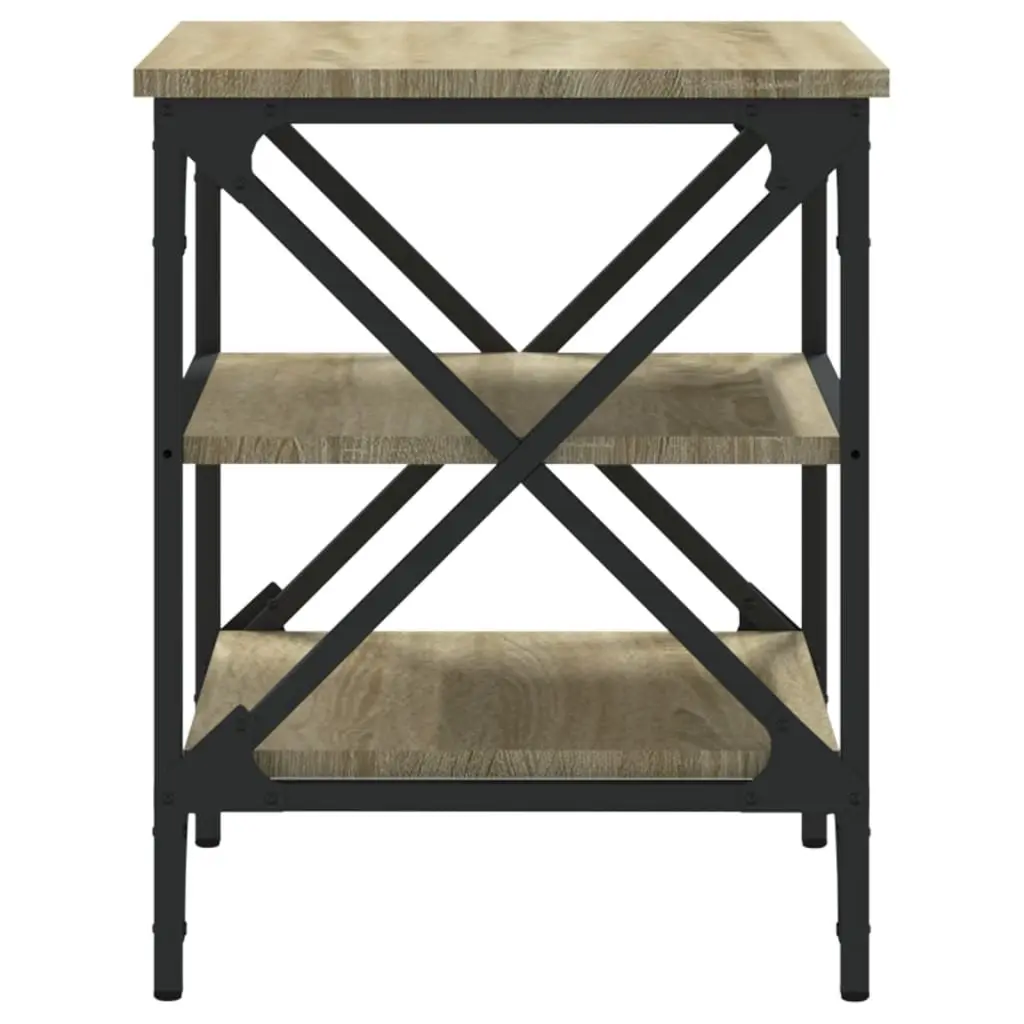 End Tables Set of 2 in Sonoma Oak Finish