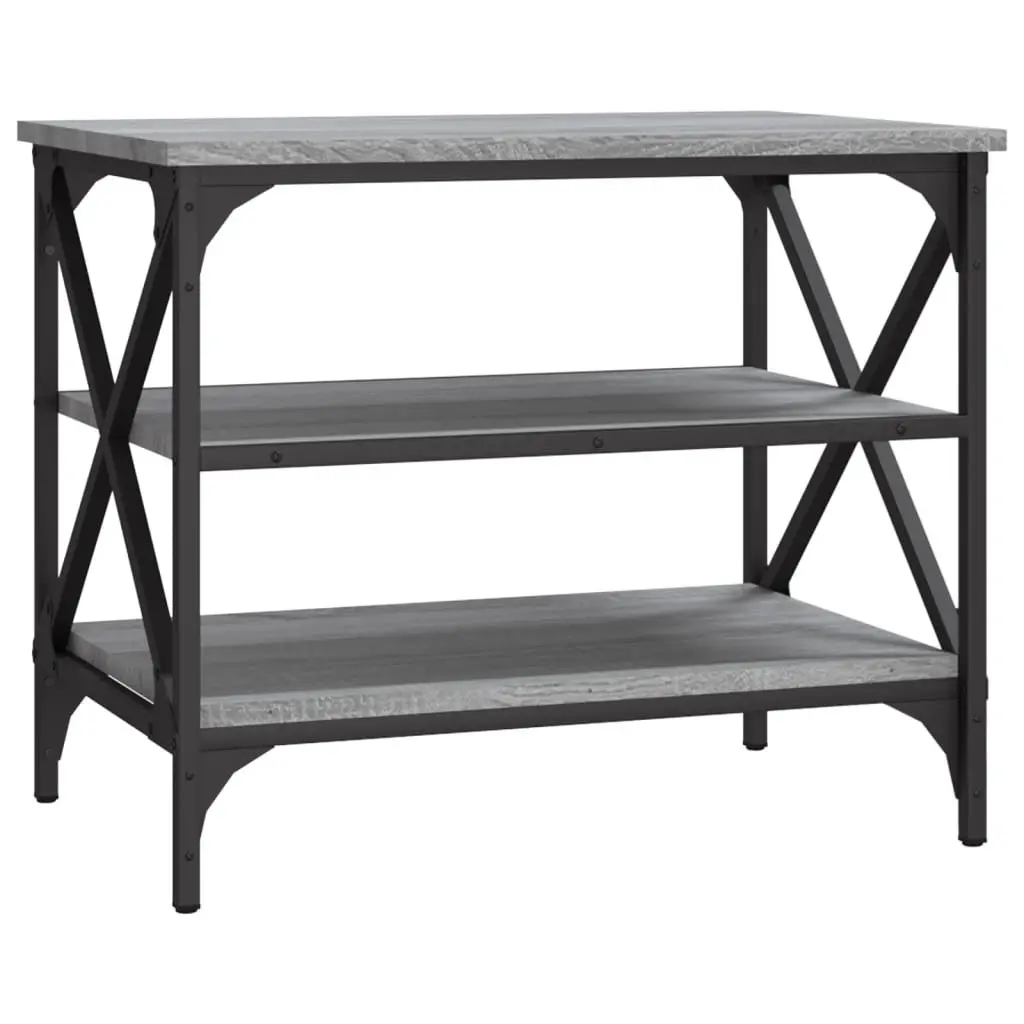 TV Cabinet Media Storage 60x40x50cm Grey Engineered Wood
