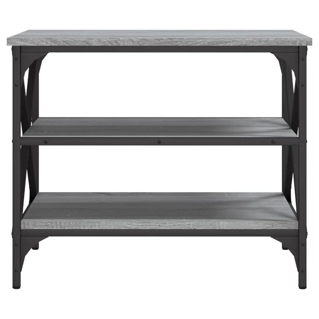 TV Cabinet Media Storage 60x40x50cm Grey Engineered Wood