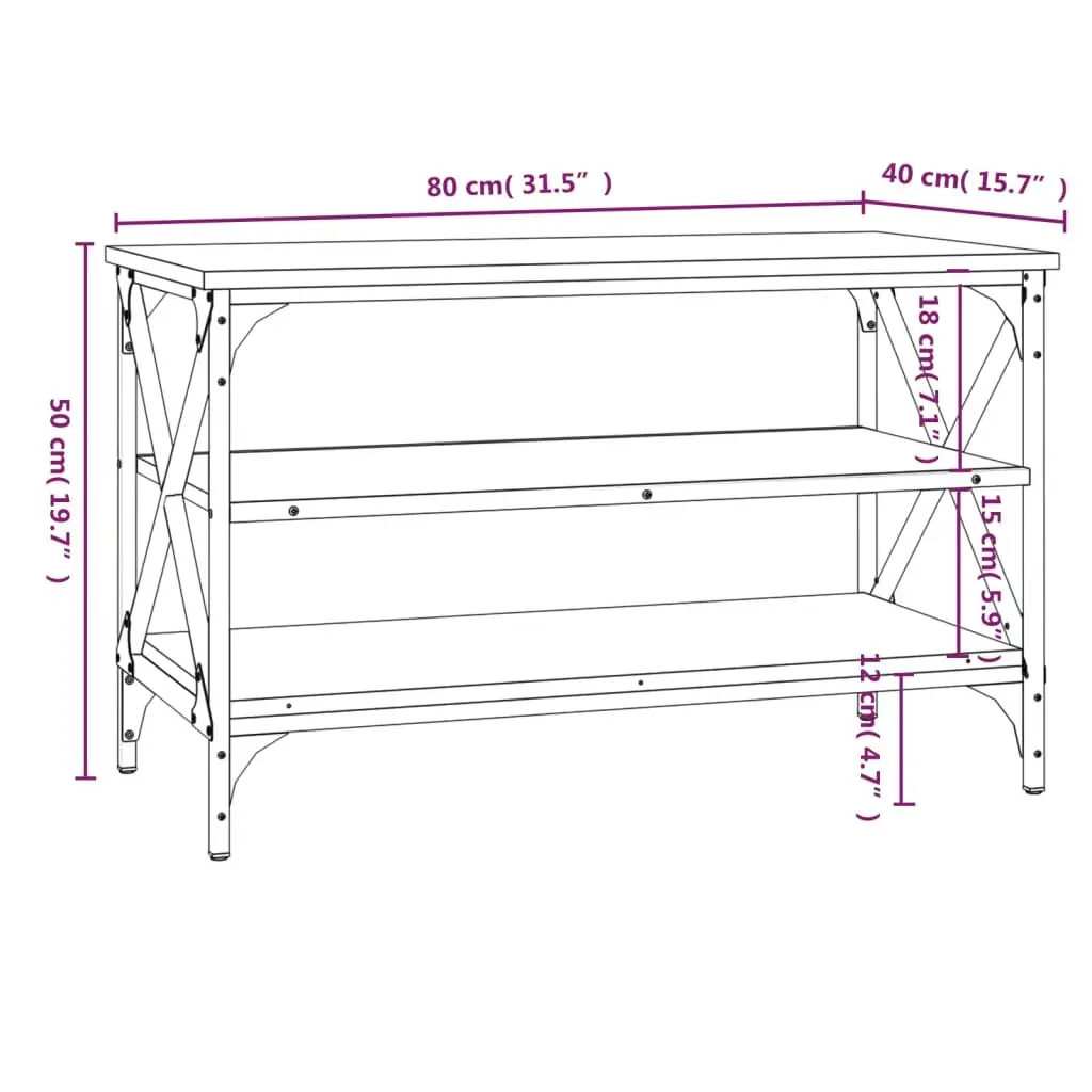 Black TV Cabinet Media Stand with Ample Storage