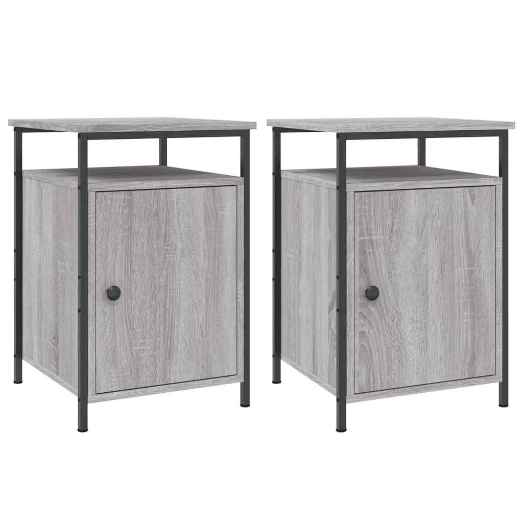 Grey Sonoma Bedside Cabinets