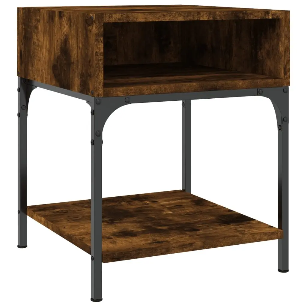 2-Piece Brown Nightstand Set