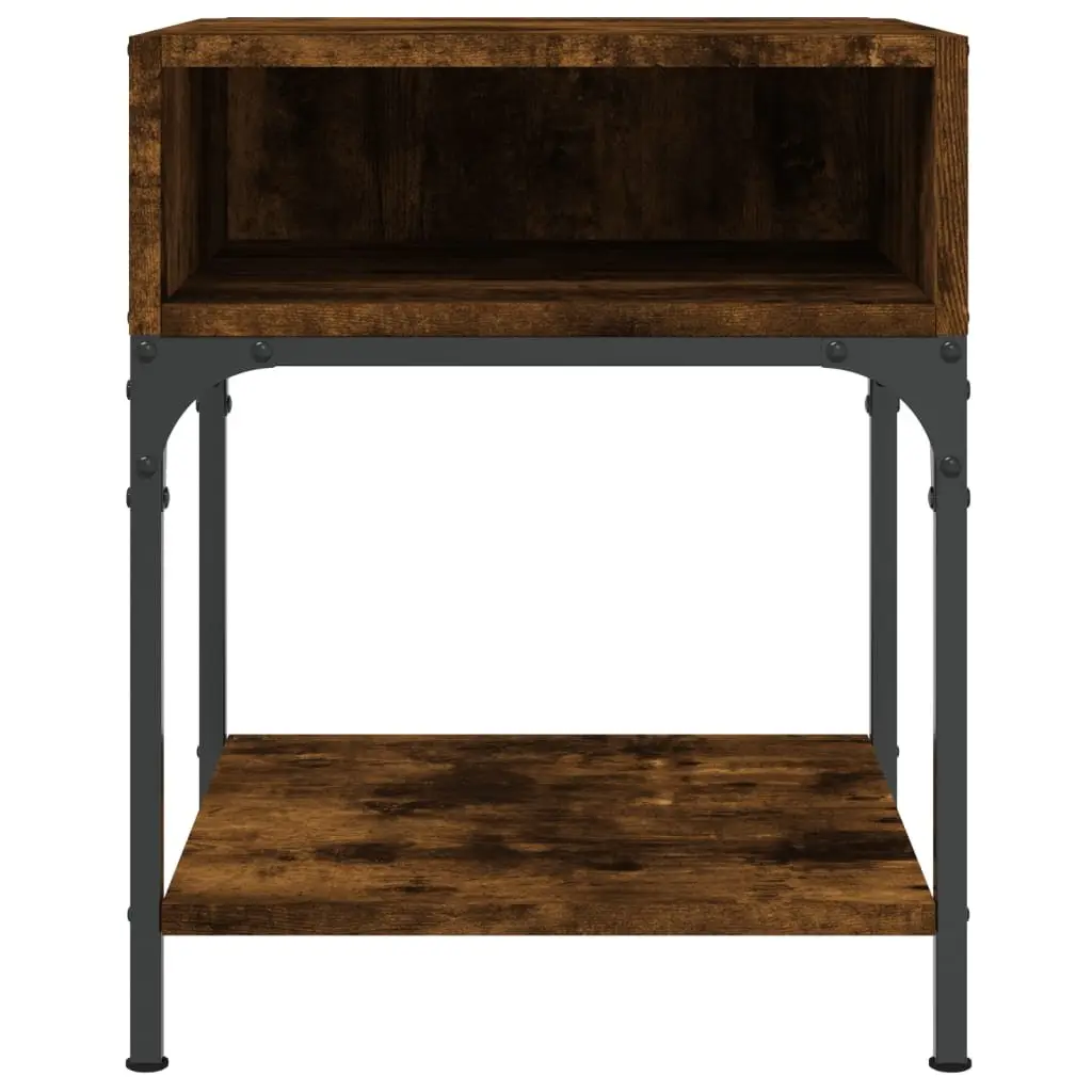 2-Piece Brown Nightstand Set