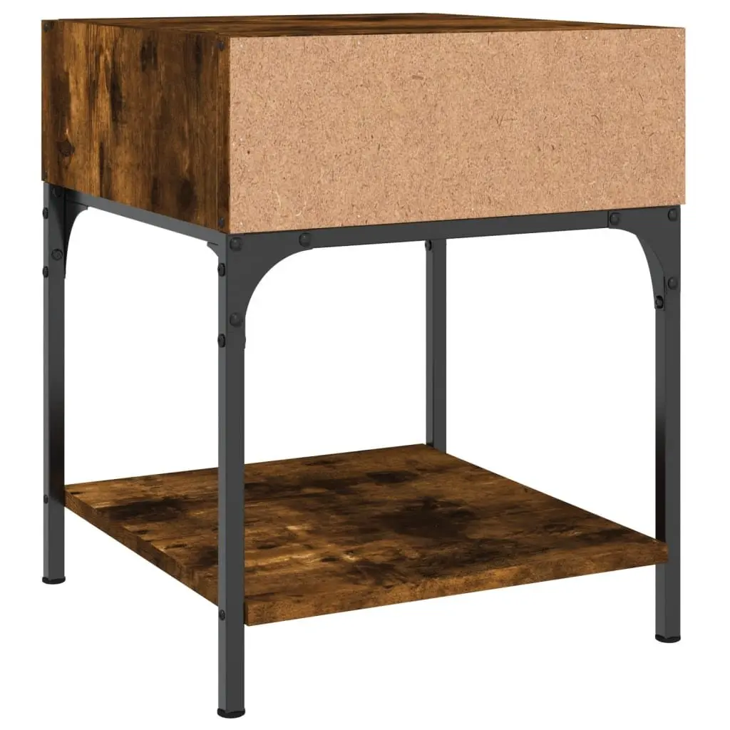 2-Piece Brown Nightstand Set