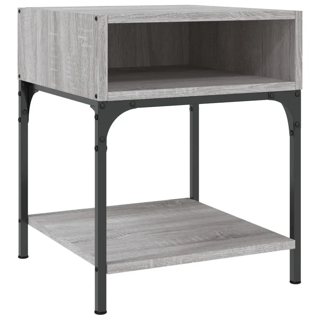 Bedside Tables 2 pcs Grey Sonoma 40x41x50 cm Engineered Wood Nightstands