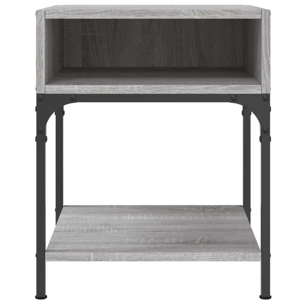 Bedside Tables 2 pcs Grey Sonoma 40x41x50 cm Engineered Wood Nightstands