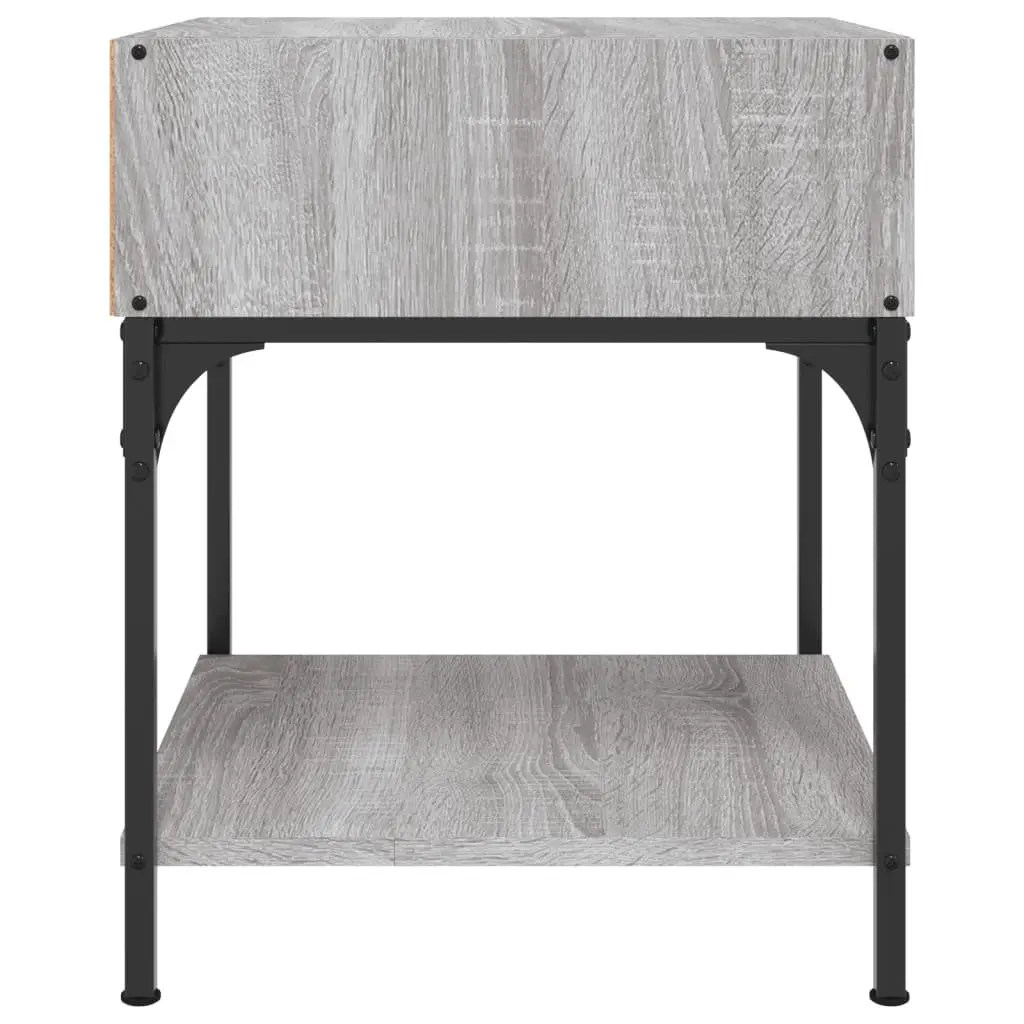 Bedside Tables 2 pcs Grey Sonoma 40x41x50 cm Engineered Wood Nightstands