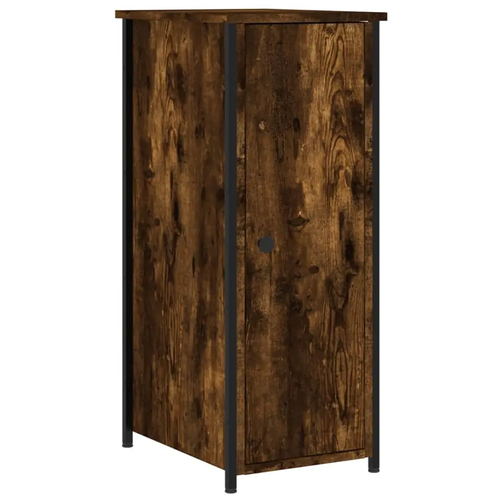 Bedside Cabinets 2 pcs Brown 32x42x80 cm Industrial Style Nightstand Storage