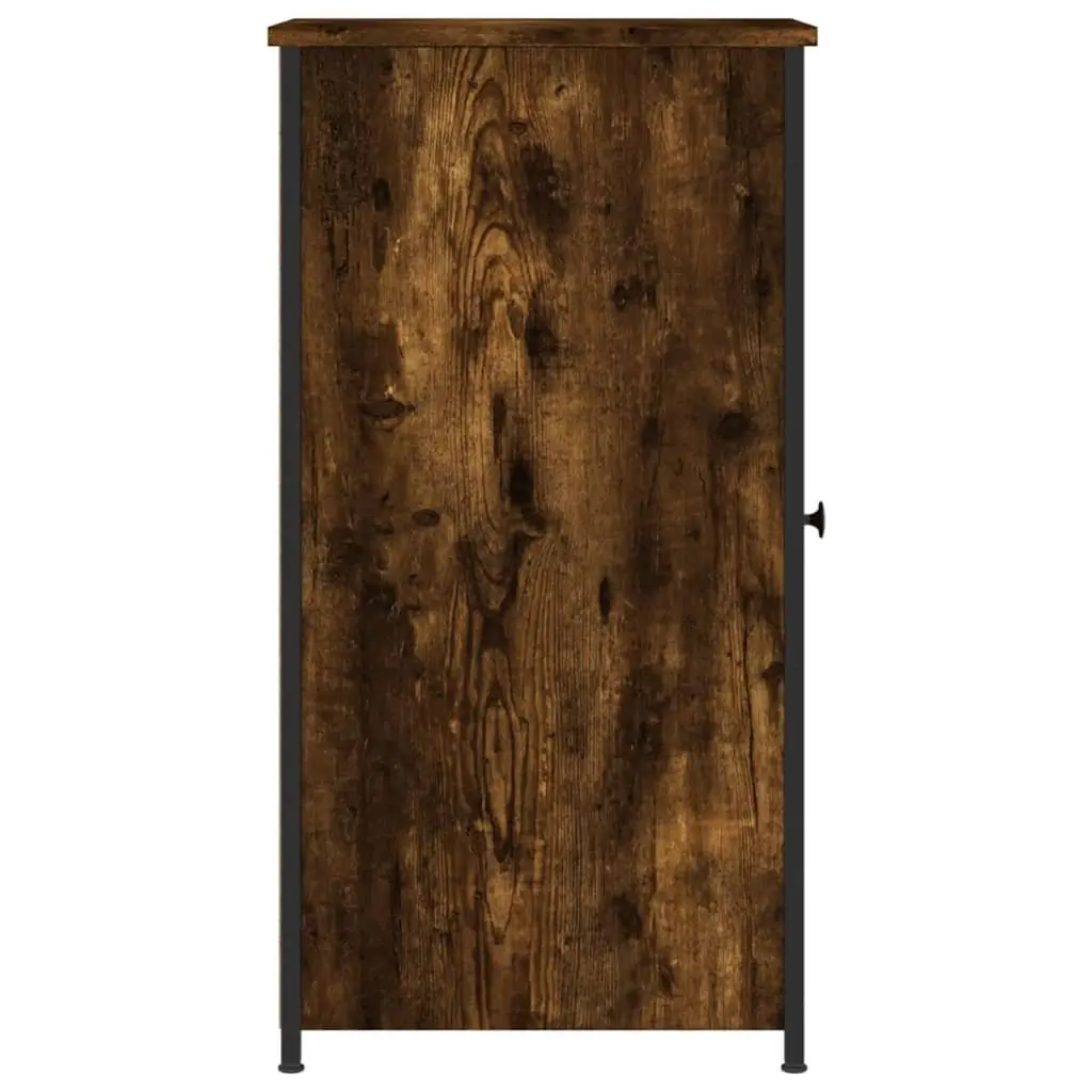 Bedside Cabinets 2 pcs Brown 32x42x80 cm Industrial Style Nightstand Storage