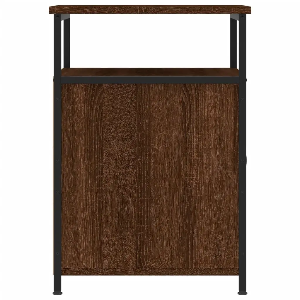 Bedside Cabinets Storage Tables 40x42x60 cm Brown Oak 2 pcs Engineered Wood