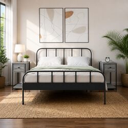 Reliable Grey Sonoma Bedside Cabinets 2 pcs with Great Value