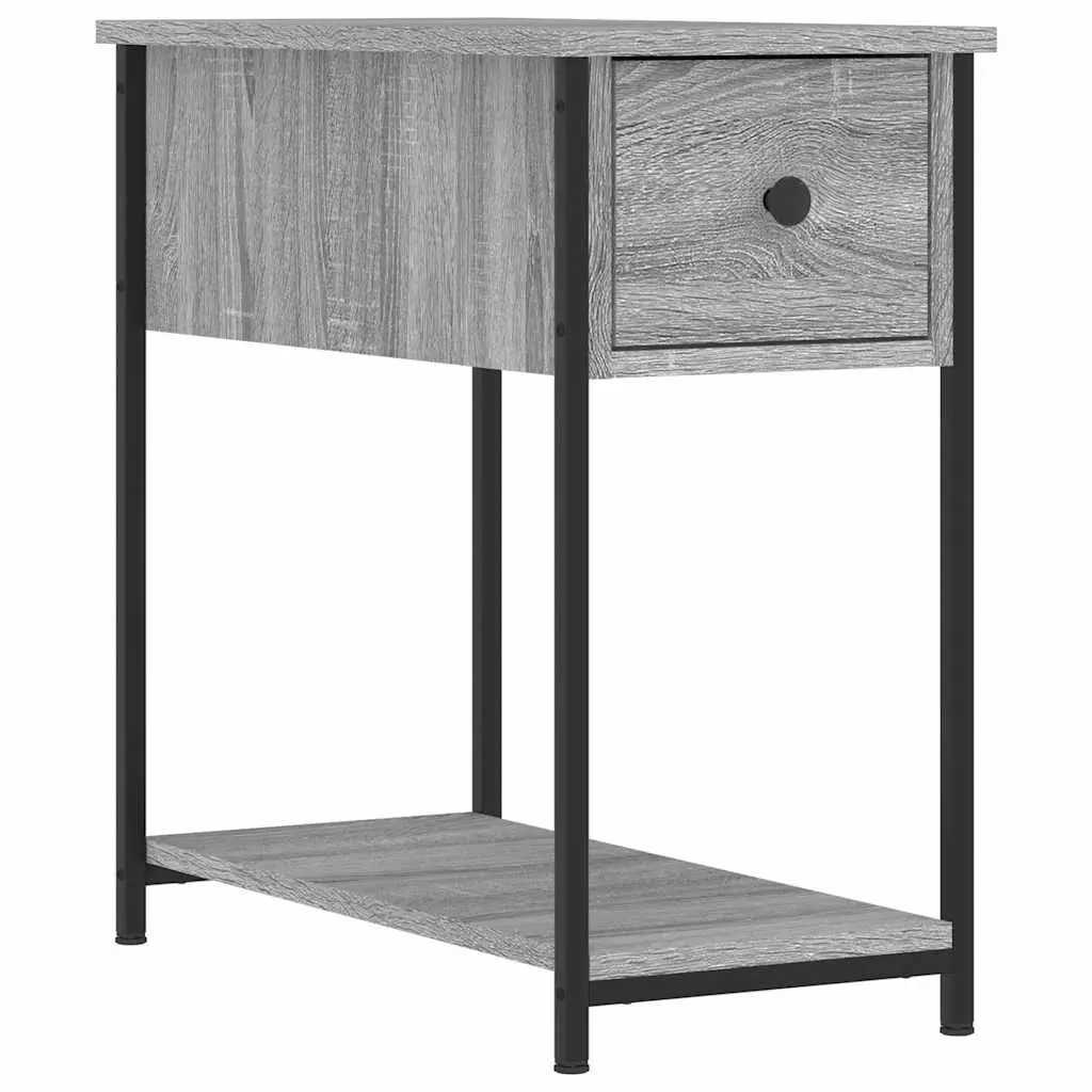 Bedside Cabinets Storage Furniture 30 x 60 x 60 cm Grey Sonoma Engineered Wood 2 pcs