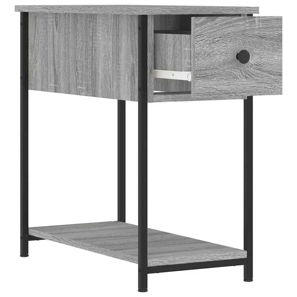 Bedside Cabinets Storage Furniture 30 x 60 x 60 cm Grey Sonoma Engineered Wood 2 pcs