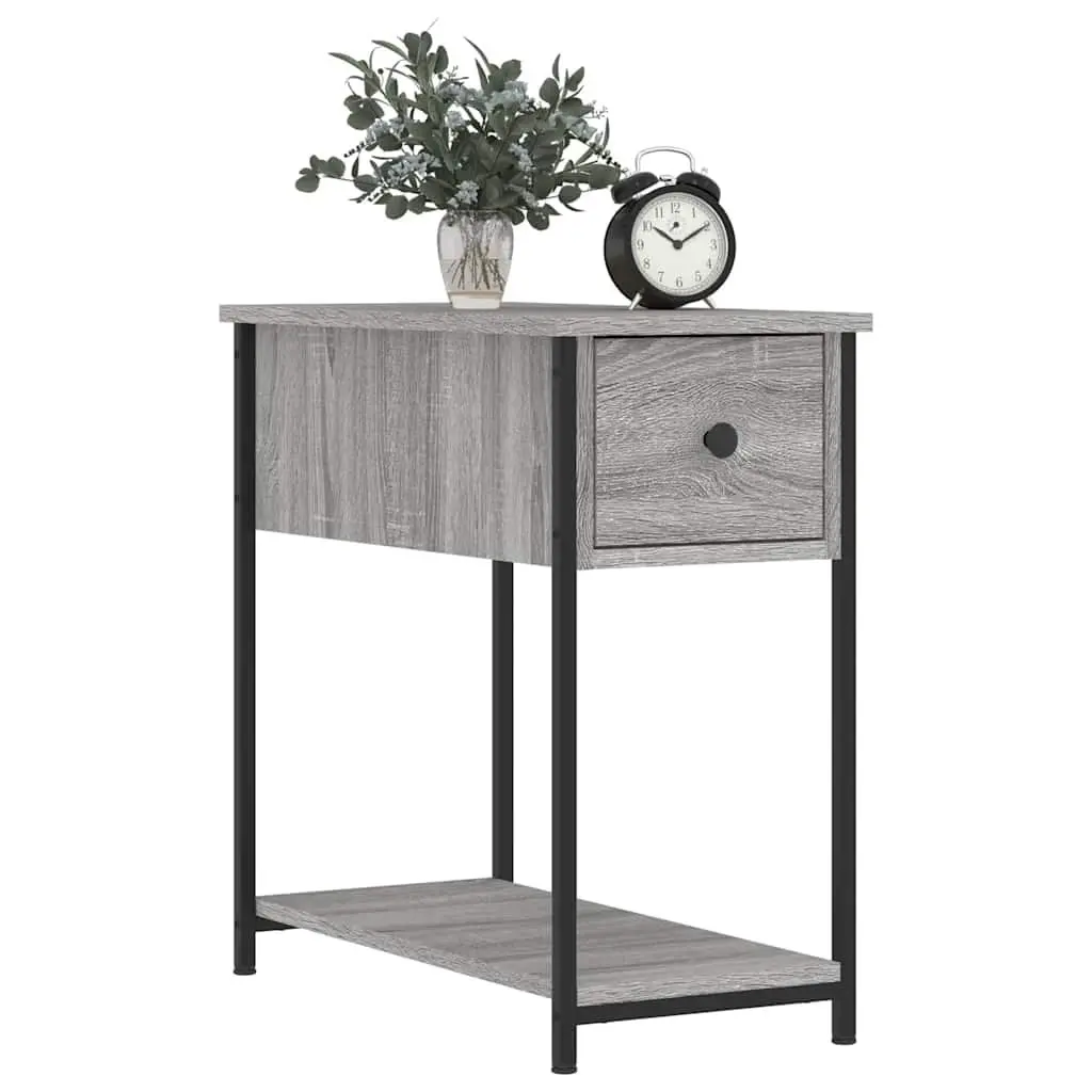 Bedside Cabinets Storage Furniture 30 x 60 x 60 cm Grey Sonoma Engineered Wood 2 pcs