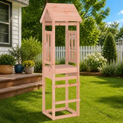Reliable 206.5cm Wooden Play Tower for Kids