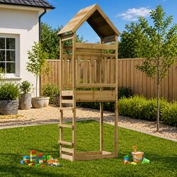 Reliable Wooden Play Tower: Safe & Fun for Kids