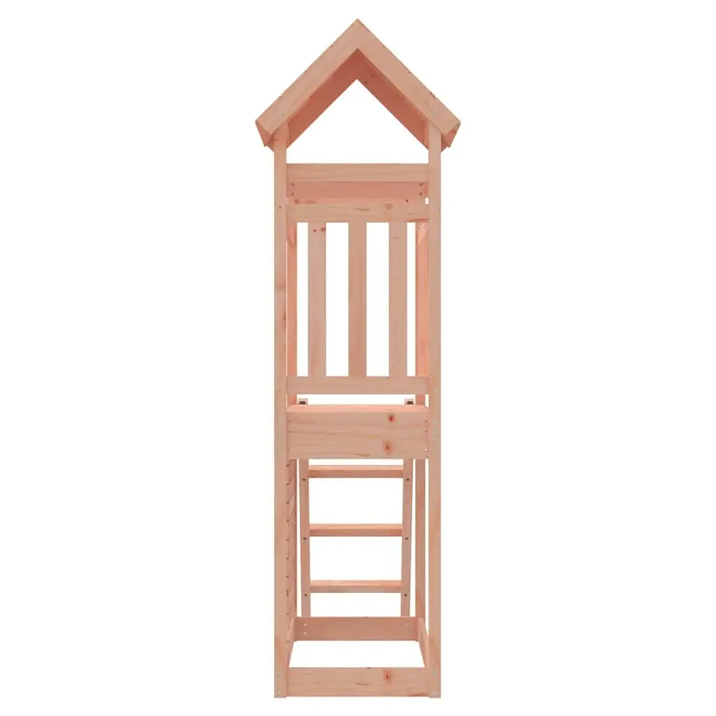Wooden Climbing Frame Outdoor Playset Rock Wall Ladder Brown 52.5x110.5x214 cm