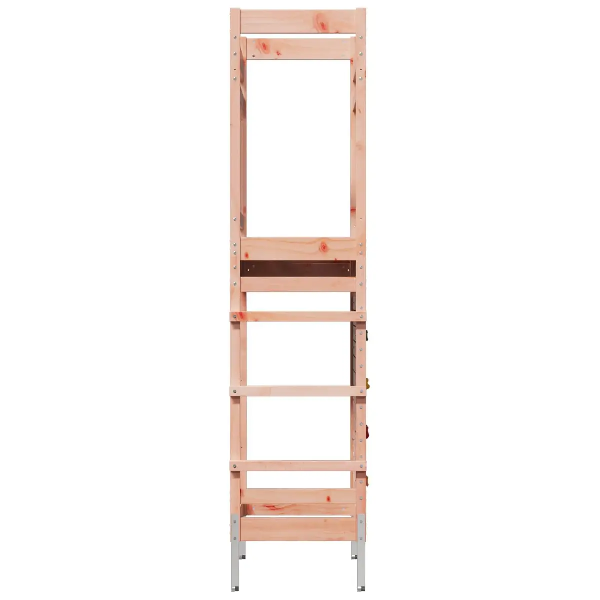 Wooden Outdoor Play Tower Kids Backyard Playground Cubby House Climbing Playset