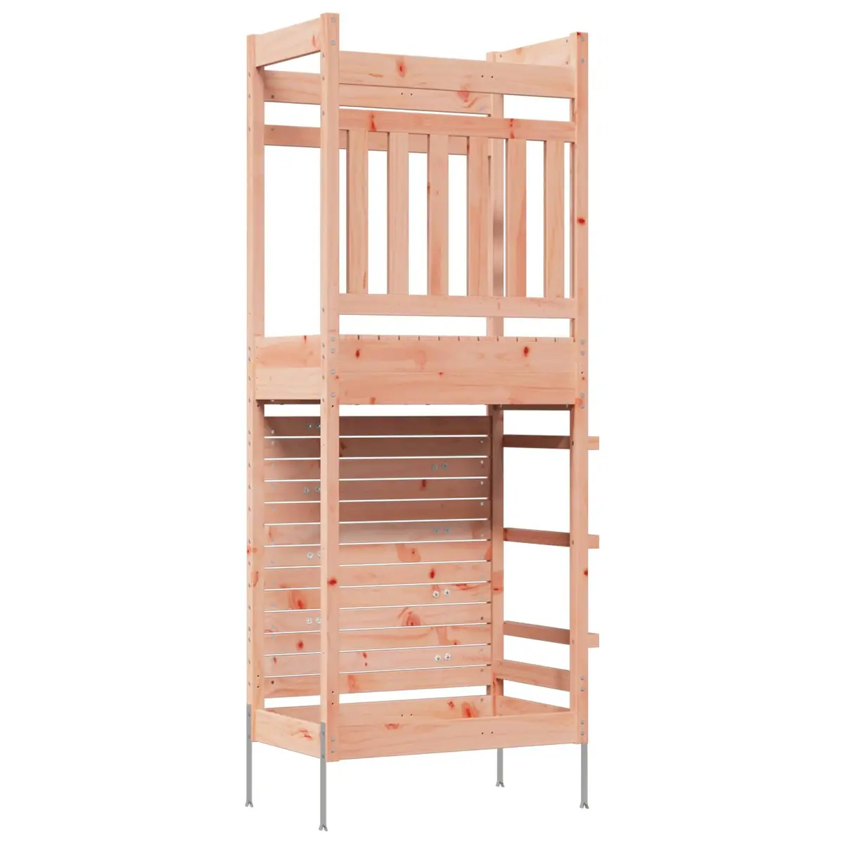Wooden Outdoor Play Tower Kids Backyard Playground Cubby House Climbing Playset