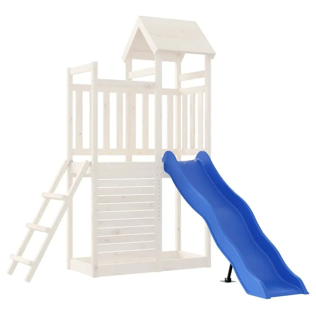 Kids Slide Outdoor Play 174x38 cm Blue