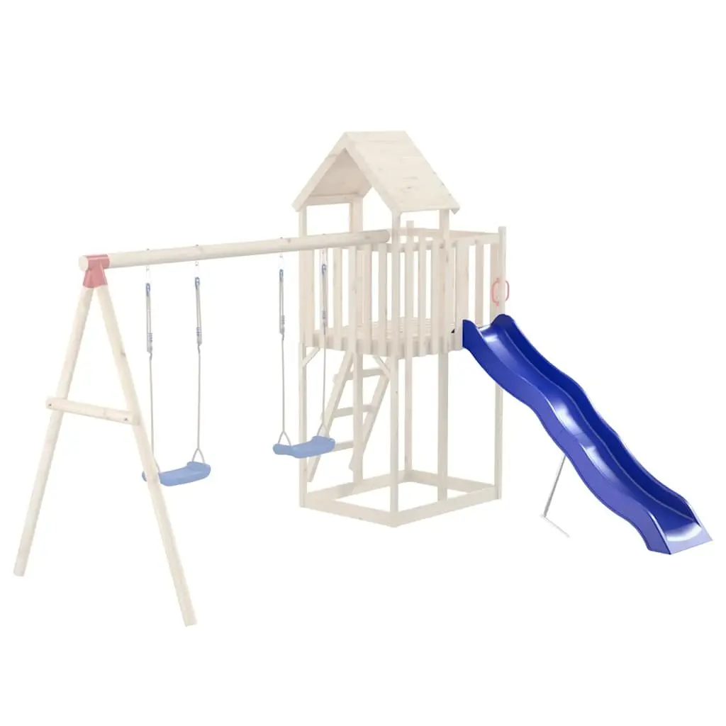 Play Slide Outdoor Garden 210x40 cm Blue Polypropylene