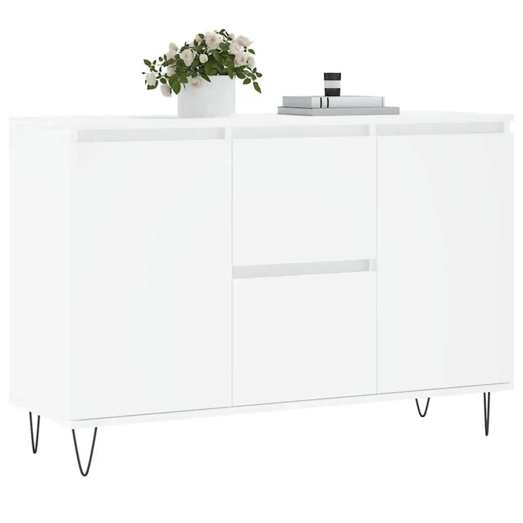 White Sideboard for Simple Storage Solutions
