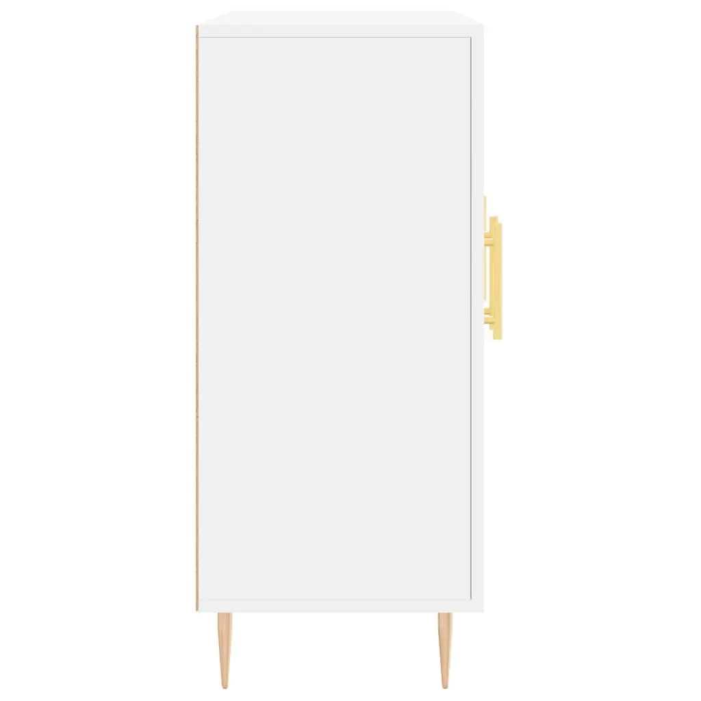 White Sideboard 90x34x80 cm for Organizing