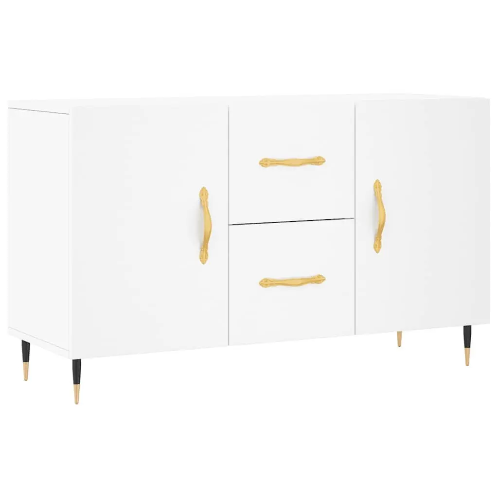 Sideboard Storage Cabinet Engineered Wood Buffet 100 x 36 x 60 cm White