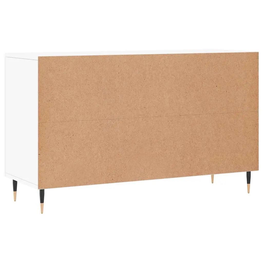 Sideboard Storage Cabinet Engineered Wood Buffet 100 x 36 x 60 cm White