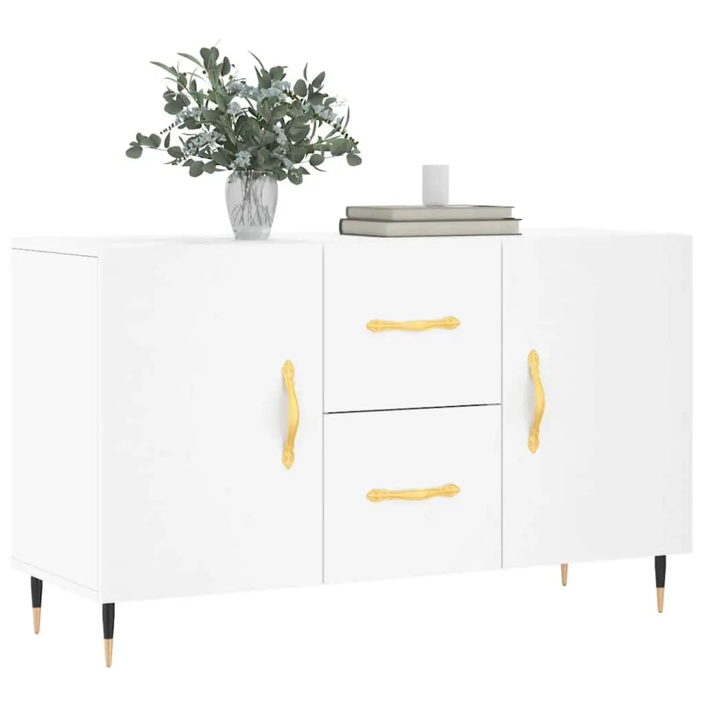 Sideboard Storage Cabinet Engineered Wood Buffet 100 x 36 x 60 cm White