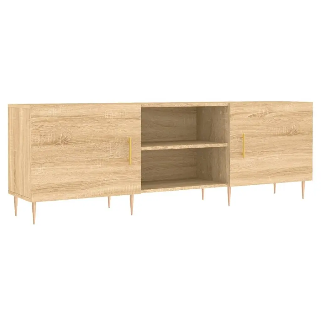 TV Cabinet Storage Engineered Wood 150x30x50 cm Brown