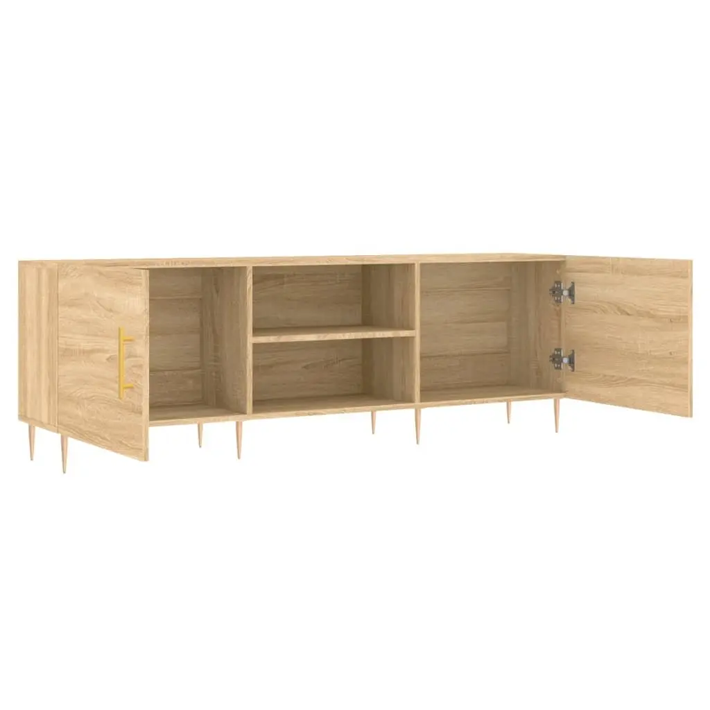 TV Cabinet Storage Engineered Wood 150x30x50 cm Brown