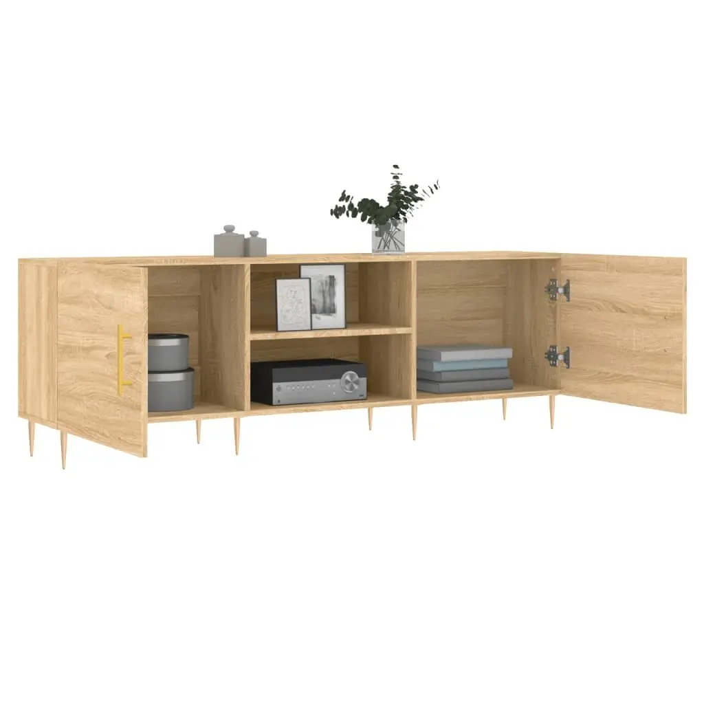 TV Cabinet Storage Engineered Wood 150x30x50 cm Brown