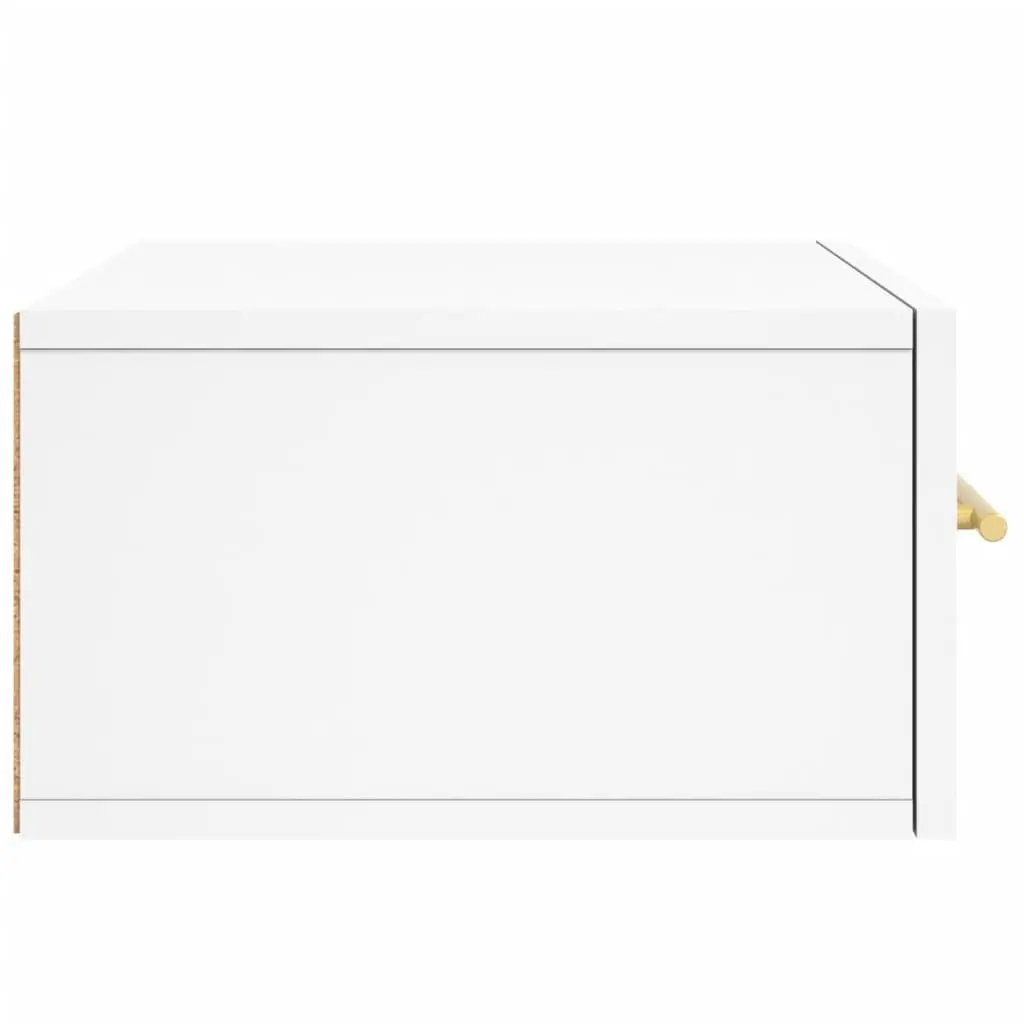 Wall-mounted Bedside Cabinet Storage Floating Nightstand 35 x 20 cm White
