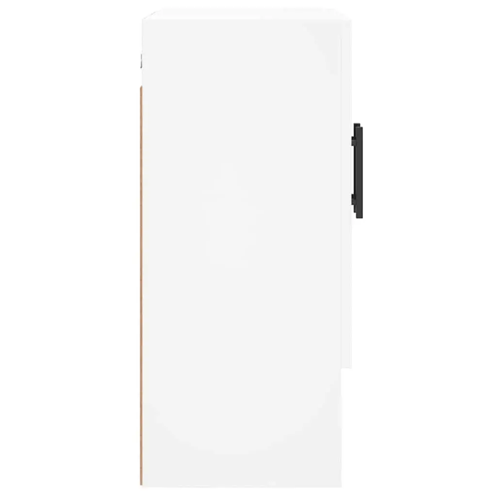 Wall Cabinet Storage Floating Shelving 60x31x70cm White Engineered Wood