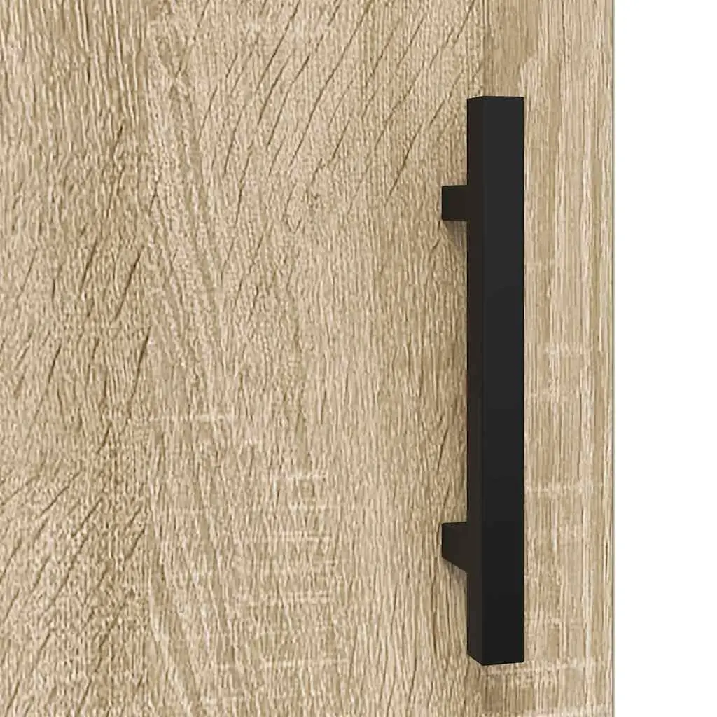 Wall Cabinet Storage 60x31x70 cm Brown Engineered Wood