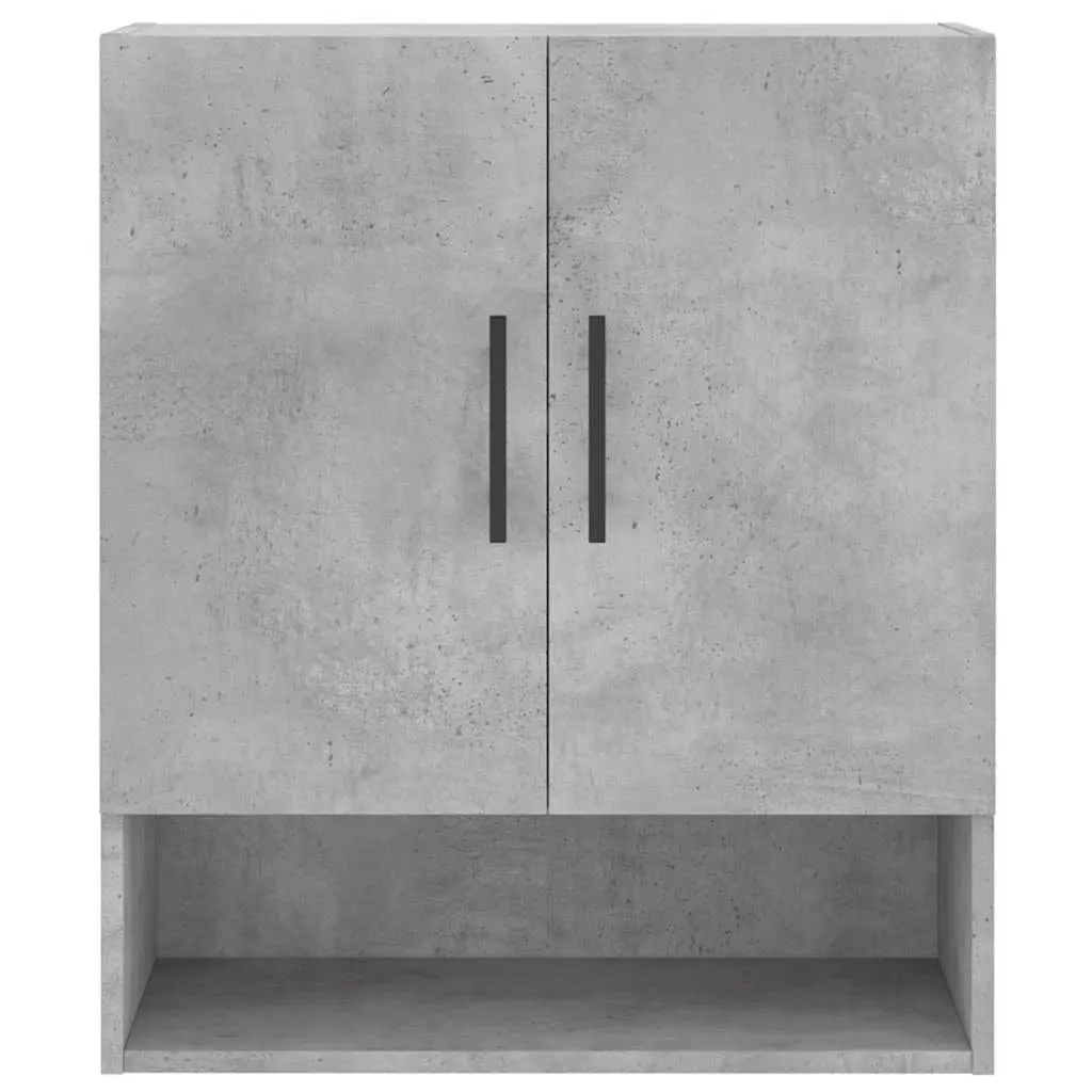 Wall Storage Cabinet Grey 60x31x70 cm Engineered Wood Home