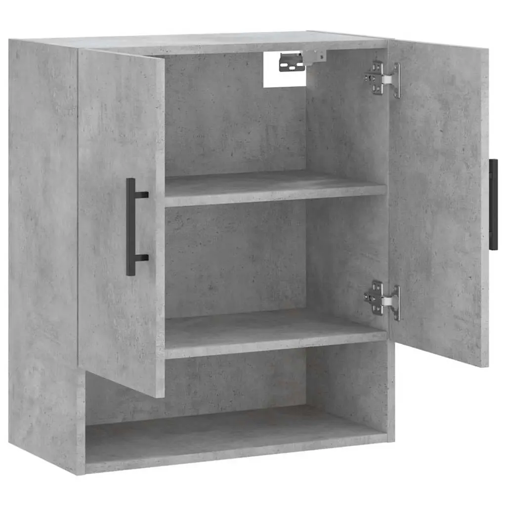 Wall Storage Cabinet Grey 60x31x70 cm Engineered Wood Home