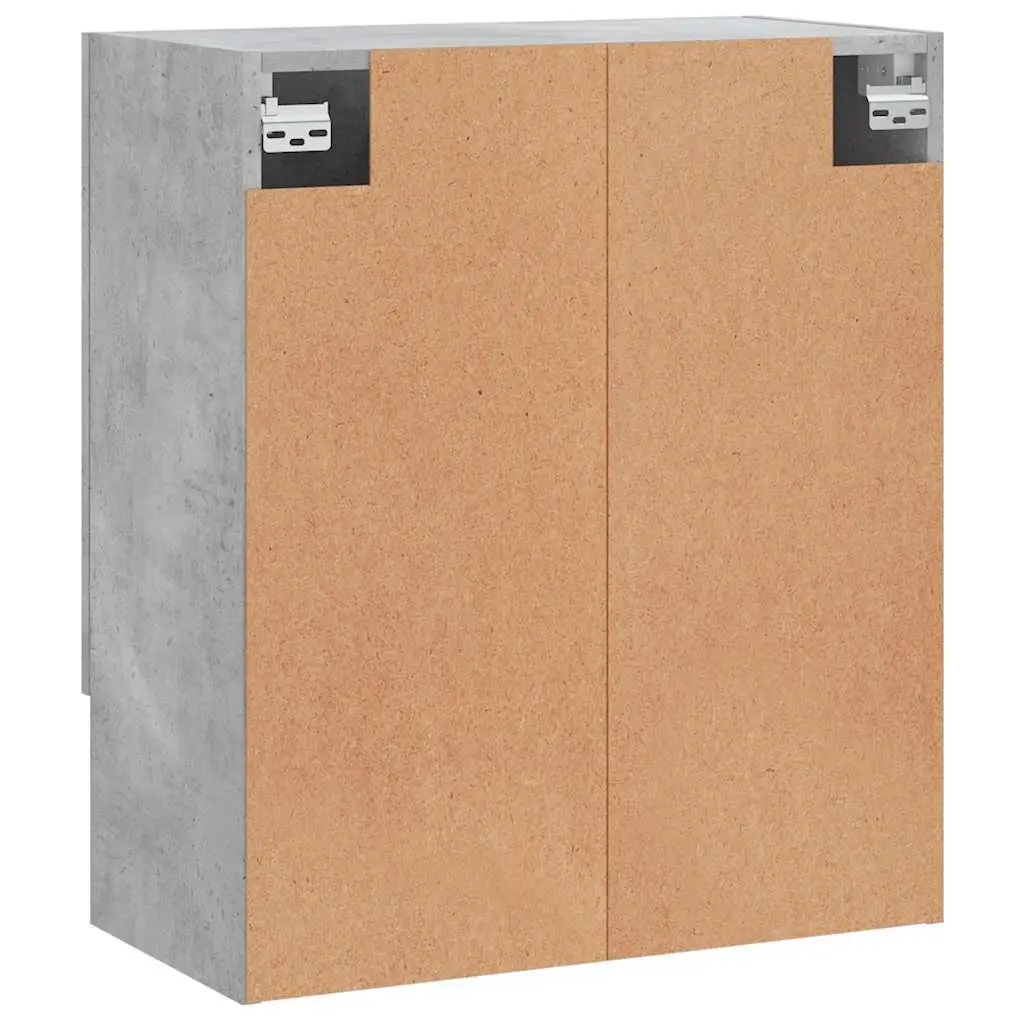 Wall Storage Cabinet Grey 60x31x70 cm Engineered Wood Home
