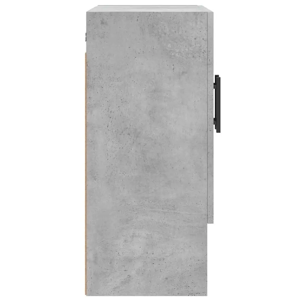 Wall Storage Cabinet Grey 60x31x70 cm Engineered Wood Home