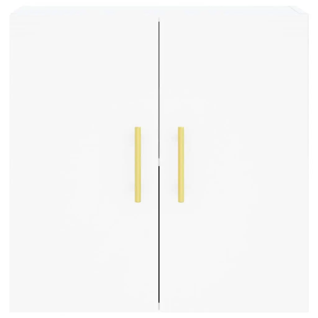 Floating Storage Cabinet White 60x31x60cm Wall Mounted Organiser for Home