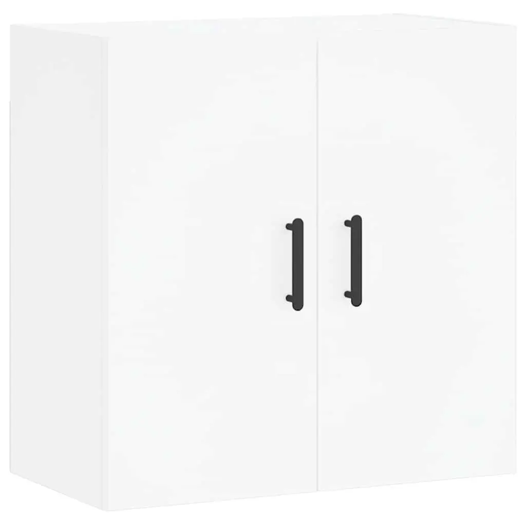 Wall-Mounted Storage Cabinet Organiser White 60x31x60cm